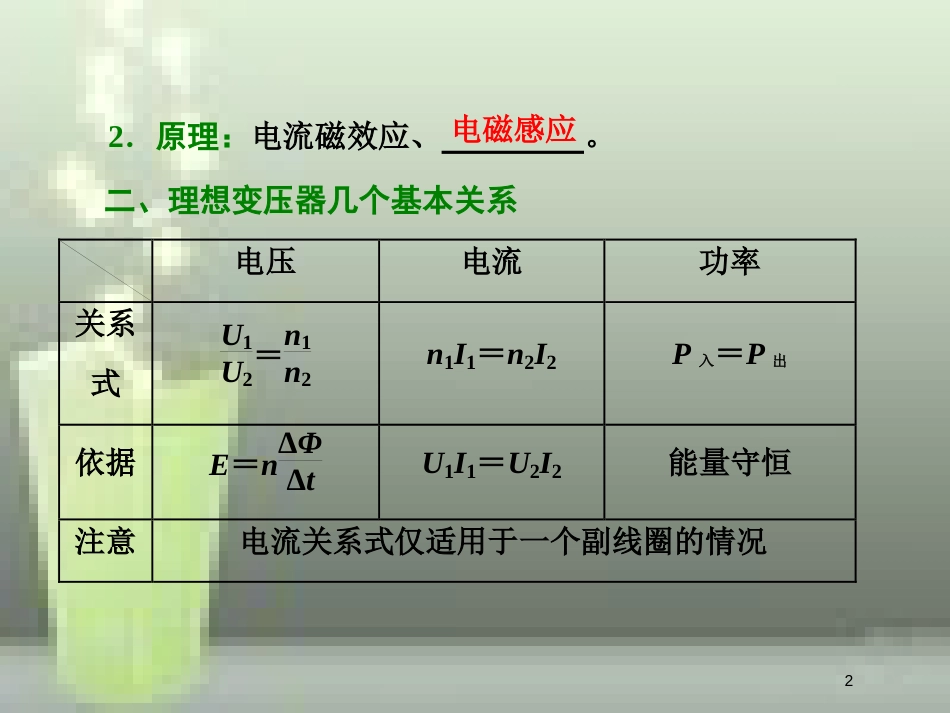 （新课标）高考物理总复习 第十一章 交变电流 传感器 第64课时 变 压 器（重点突破课）优质课件_第2页