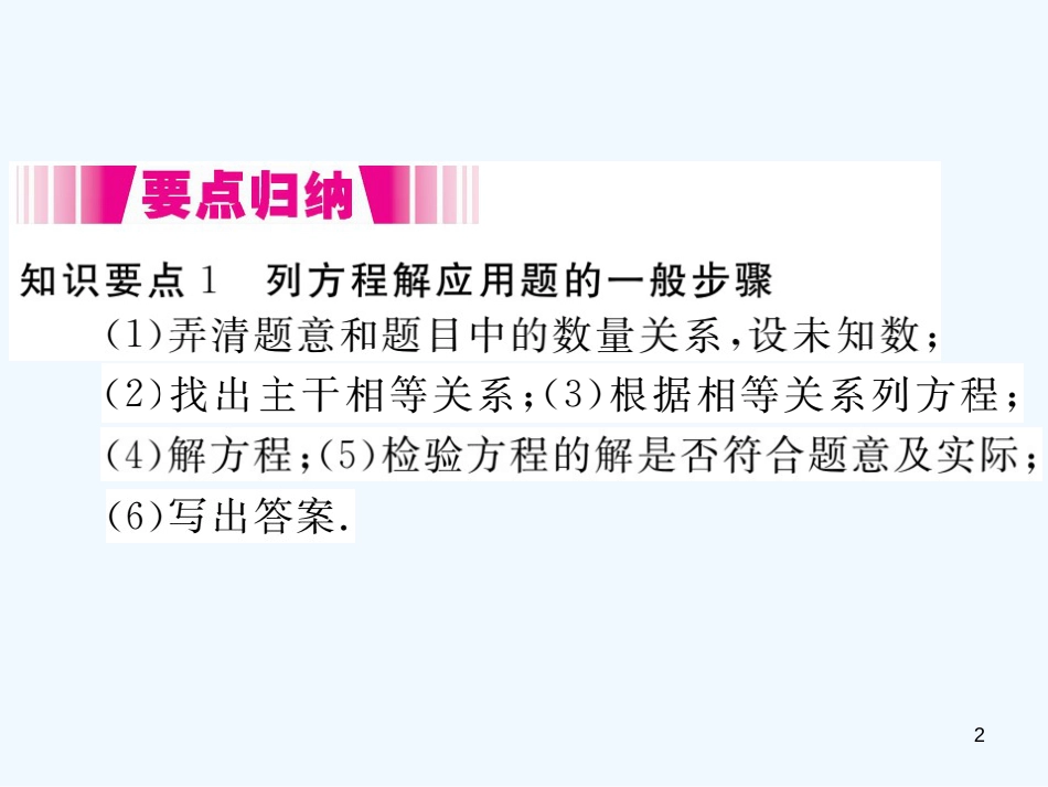 （江西专用）九年级数学上册 2.3 用公式法求解一元二次方程 第2课时 利用一元二次方程解决面积问题讲练优质课件 （新版）北师大版_第2页