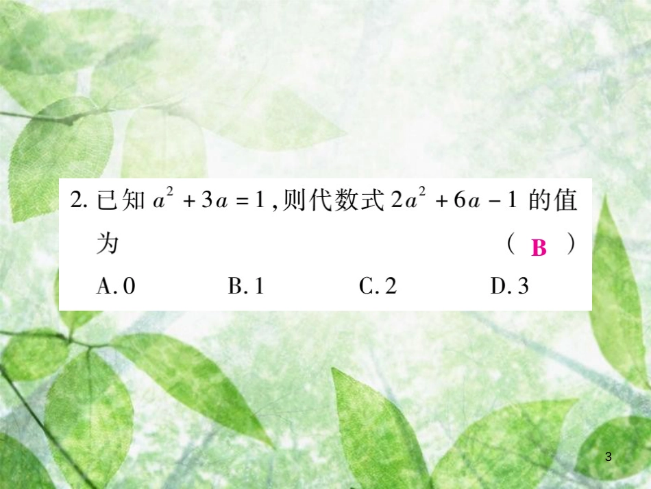 七年级数学上册 第三章 整式及其加减 3.2 代数式（第2课时）练习优质课件 （新版）北师大版_第3页