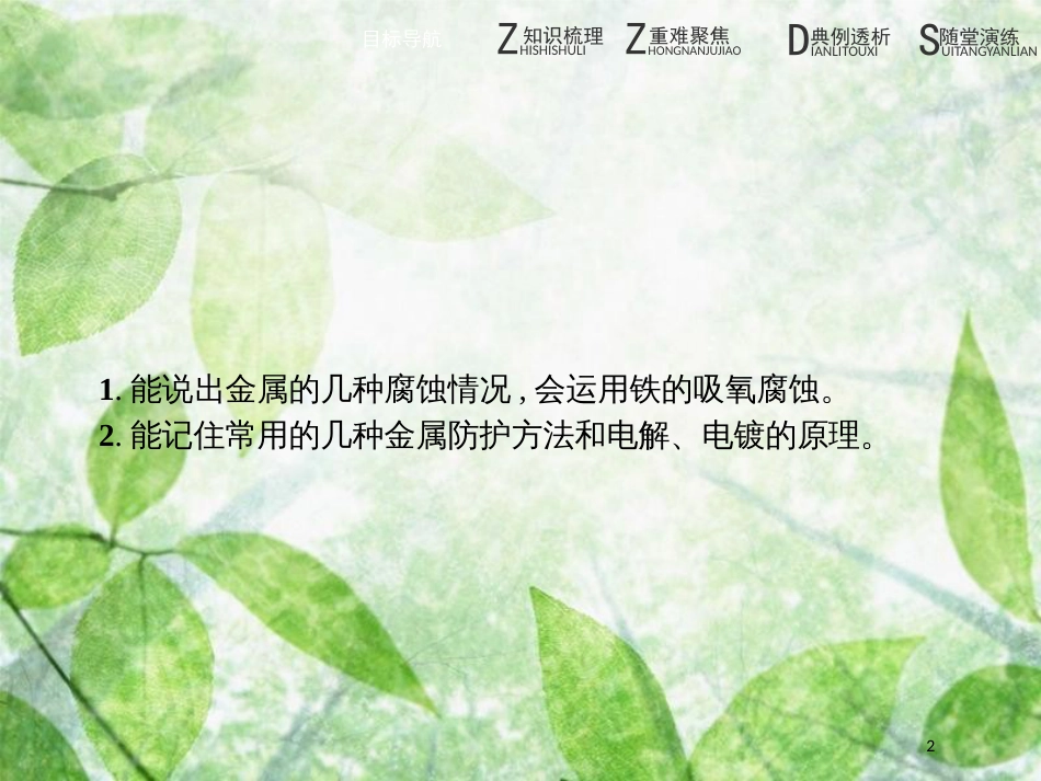 高中化学 第三单元 化学与材料的发展 3.2.2 金属的腐蚀及防止优质课件 新人教版选修2_第2页