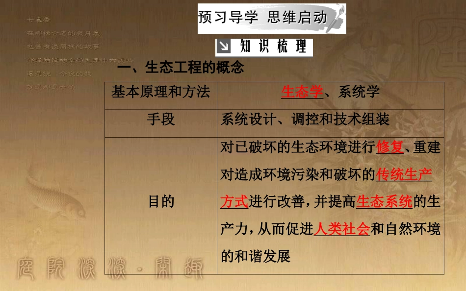 高中生物 专题5 生态工程 5.1 生态工程的基本原理优质课件 新人教版选修3_第3页