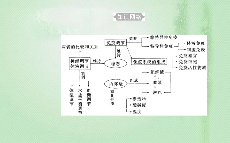 高中生物学业水平复习 专题十四 人体的内环境与稳态 考点1 稳态的生理意义优质课件_第2页