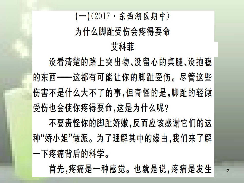 （武汉专用）八年级语文上册 专题六 实用文阅读习题优质课件 新人教版_第2页