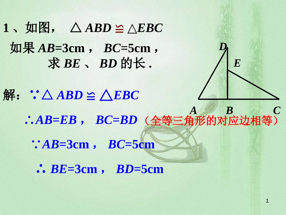 八年级数学上册 2.5《全等三角形》拓展素材 （新版）湘教版[共2页]_第1页