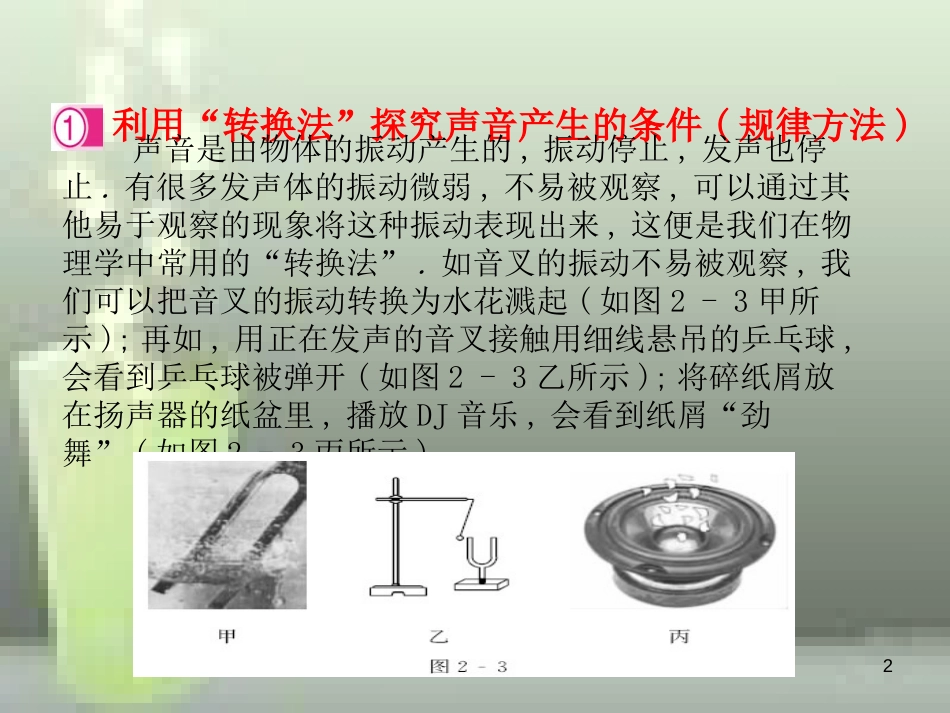 八年级物理上册 第2章 第1节 声音的产生与传播优质课件1 （新版）新人教版_第2页
