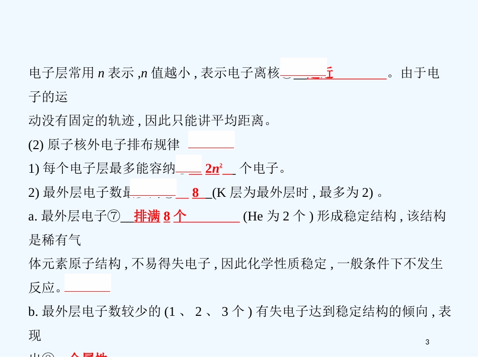 （北京专用）2019版高考化学一轮复习 第14讲 原子结构优质课件_第3页