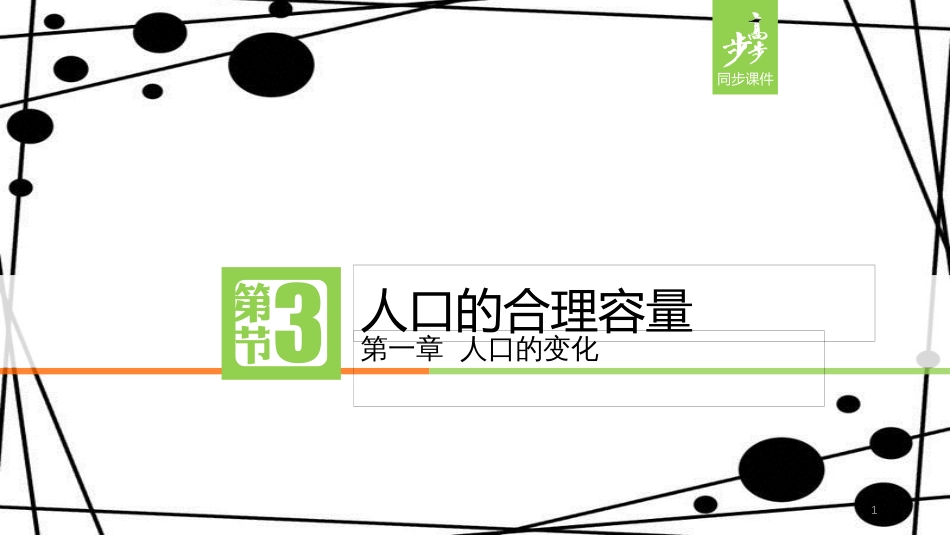 高中地理 第一章 人口的变化 1.3 人口的合理容量课件 新人教版必修2[共35页]_第1页