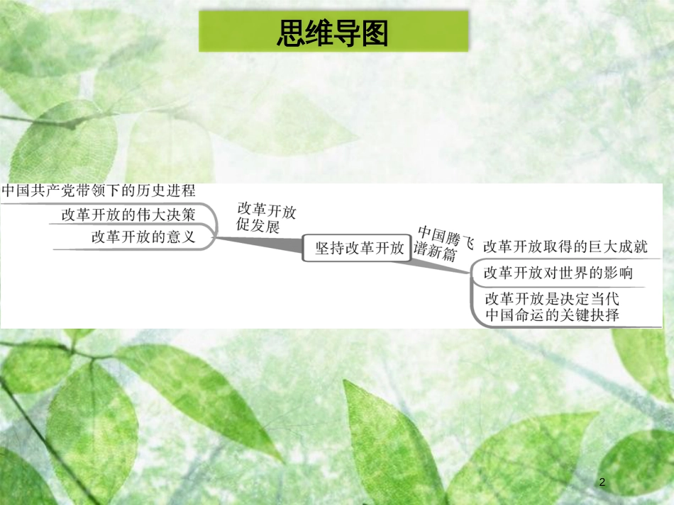 九年级道德与法治上册 第一单元 富强与创新 第一课 踏上强国之路 第1框 坚持改革开放优质课件 新人教版 (2)_第2页