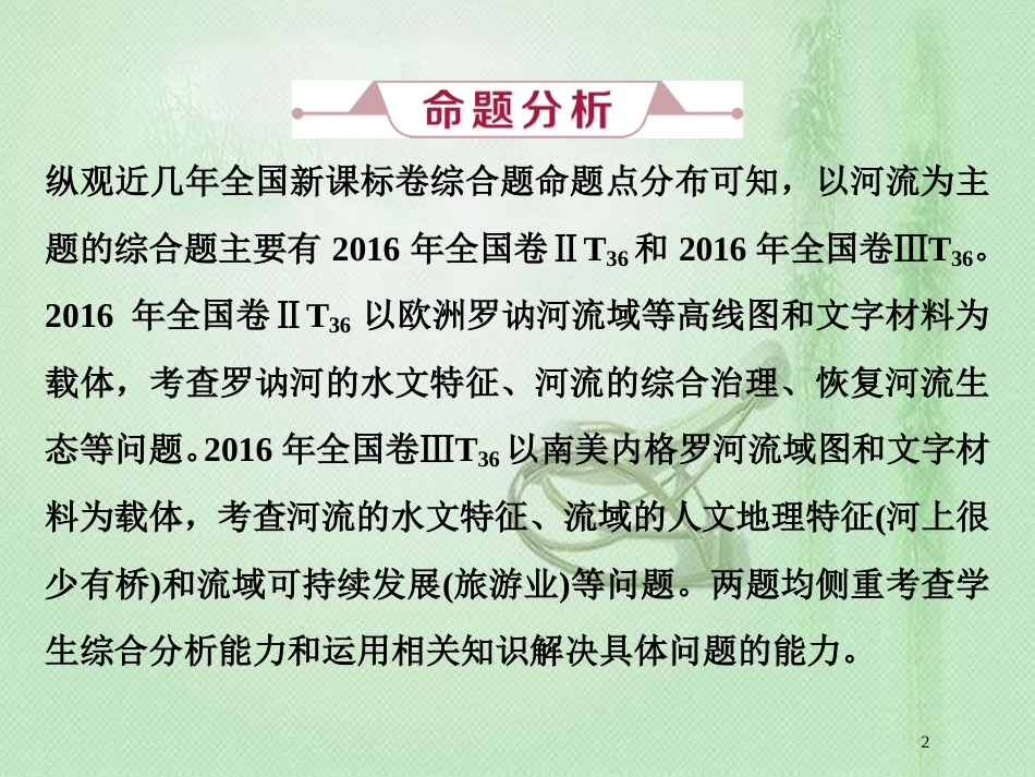 高考地理一轮复习 第2章 从地球圈层看地理环境 高考大题 命题探源 主题探究（三）优质课件 鲁教版_第2页