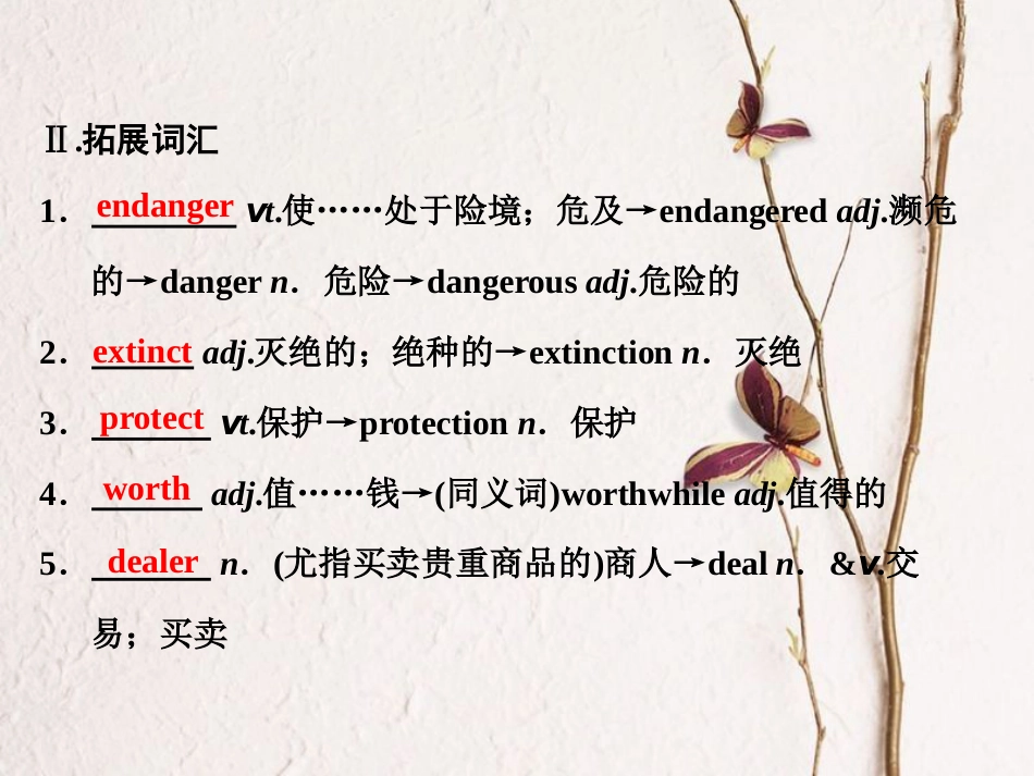 高中英语 Module 6 Animals in Danger Section Ⅱ Introduction &amp; Reading-Language Points课件 外研版必修5[共45页][共45页]_第3页