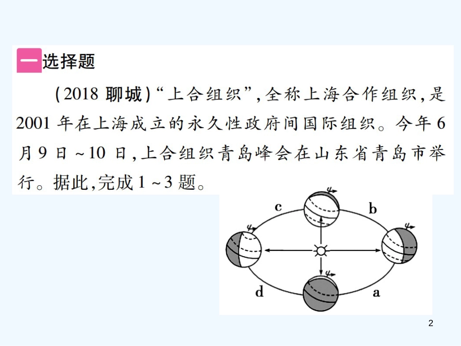 （江西专用）2018年中考地理 专题一 地理图表的阅读与运用优质课件_第2页