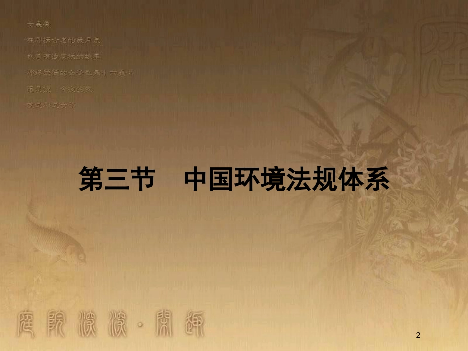 高中地理 第五章 环境管理 5.3 中国环境法规体系优质课件 湘教版选修6_第2页