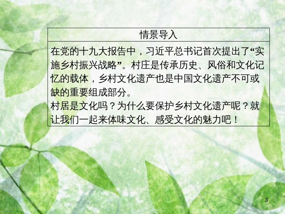 高中政治 第一单元 文化与生活 第一课 文化与社会 第一框 体味文化优质课件 新人教版必修3_第3页