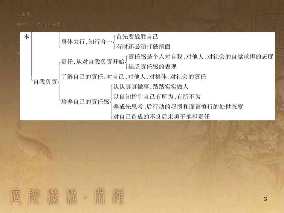 八年级道德与法治上册 第一单元 做人之本小结优质课件 粤教版_第3页