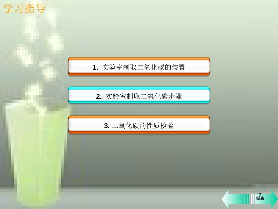 九年级化学上册 第六单元 碳和碳的氧化物 实验活动2 二氧化碳的实验室制取与性质课堂导学优质课件 （新版）新人教版_第2页