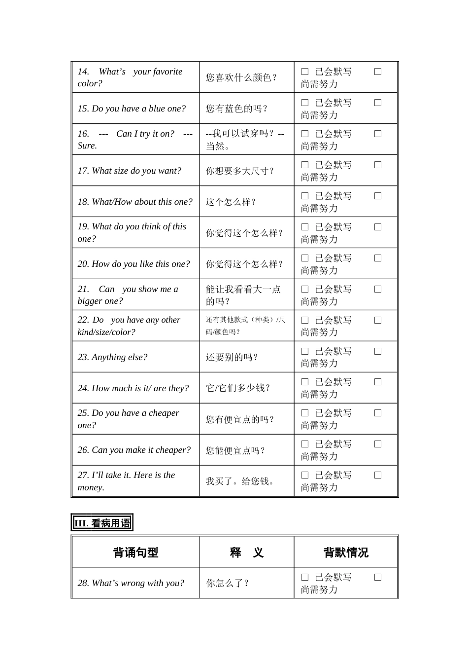 初中英语考试补全对话135个必背句型_第2页