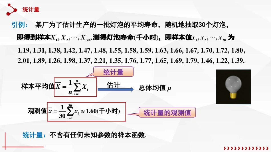 (16)--6.2统计量概率论与数理统计_第1页