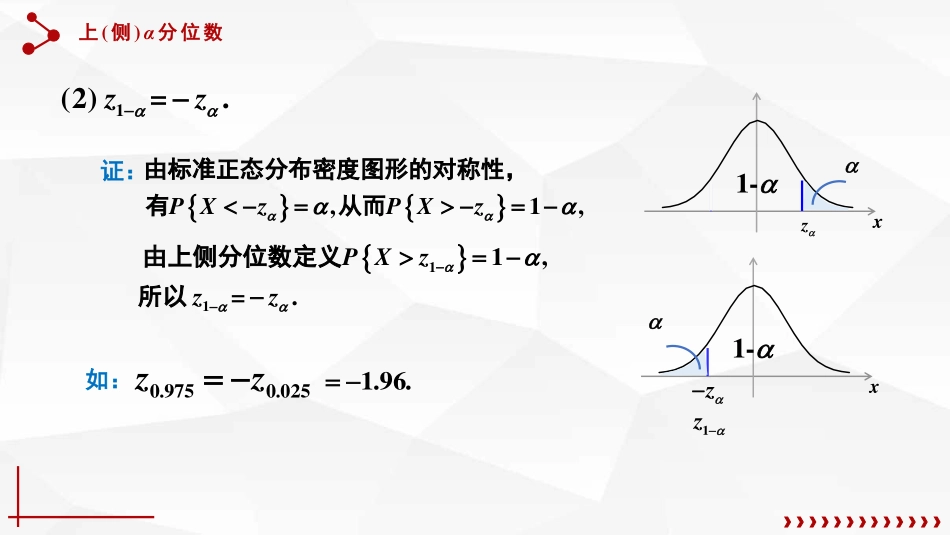 (54)--6.3.3上侧分位数概率论与数理统计_第3页