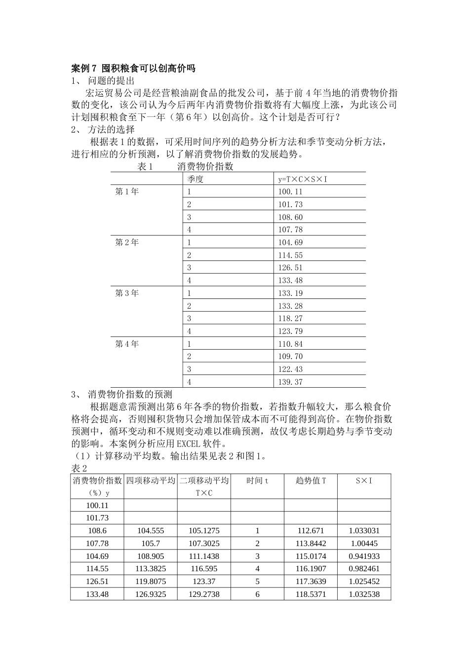 (145)--案例7 囤积粮食可以创高价吗_第1页