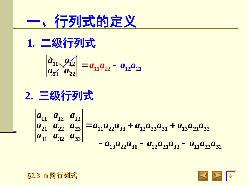 n级行列式高等代数_第3页