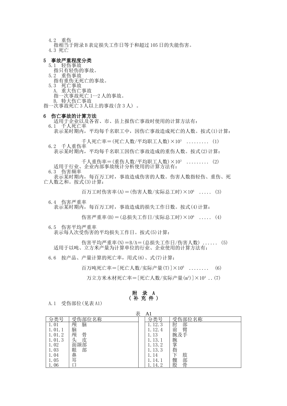 企业职工伤亡事故分类（GB64411986 ）_第2页