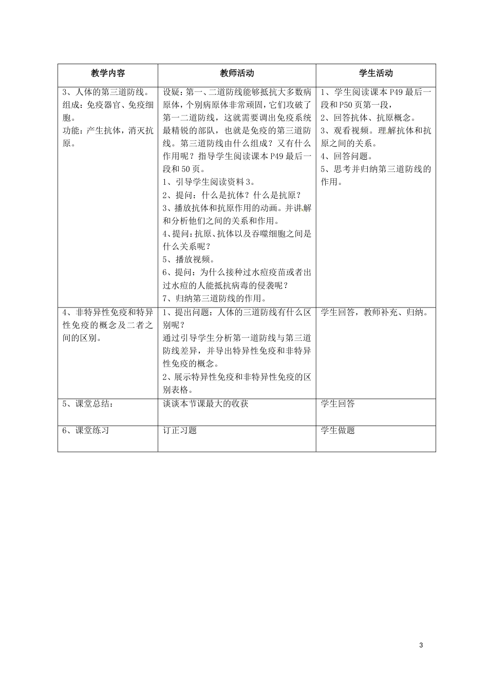 免疫教学设计[共3页]_第3页