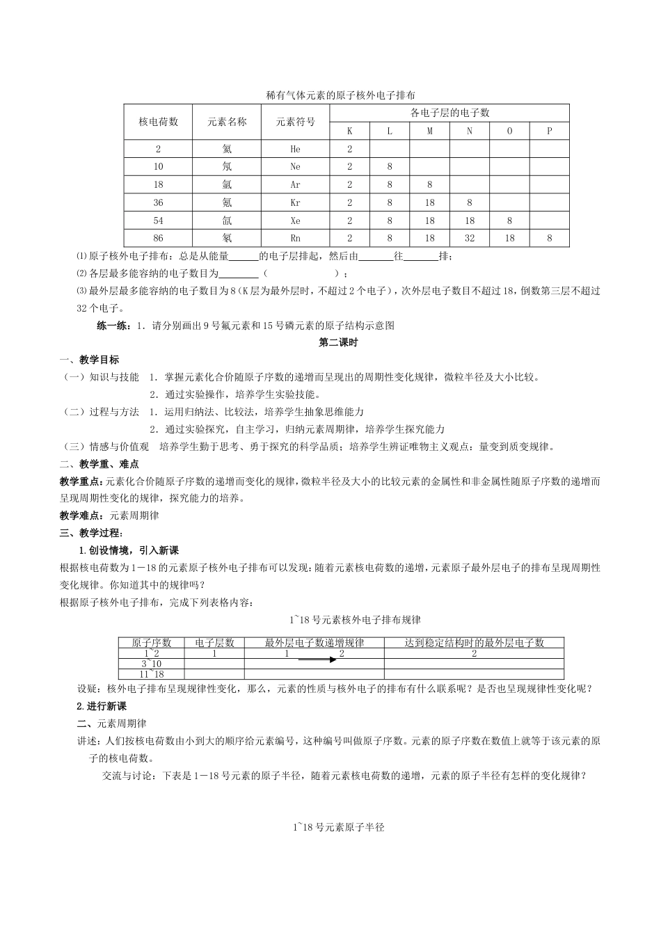 苏教版化学必修2教案[共25页]_第2页