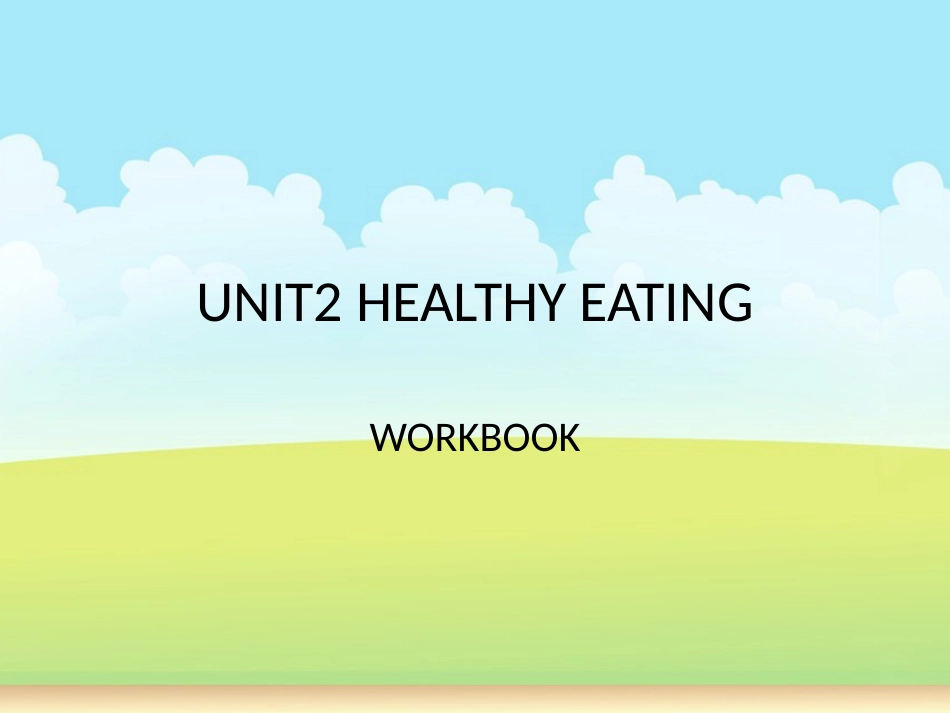 人教英语必修三unit2workbook[共14页]_第1页