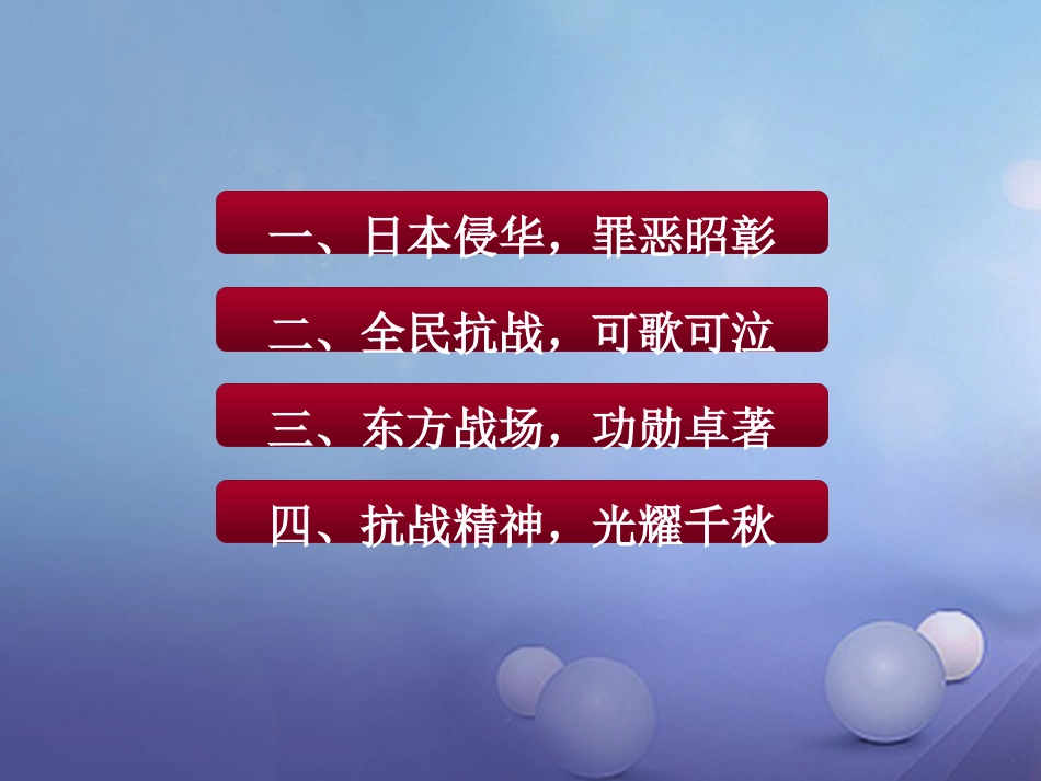 中考历史 中国4抗战历史专题复习课件_第3页