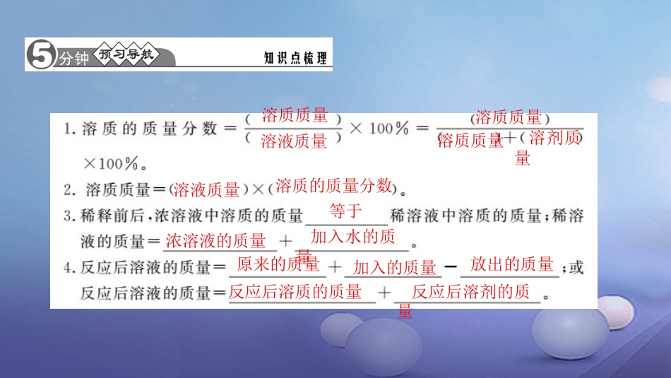 九级化学下册 第九单元 溶液 9.3 溶液的浓度课件 （新版）新人教版_第2页