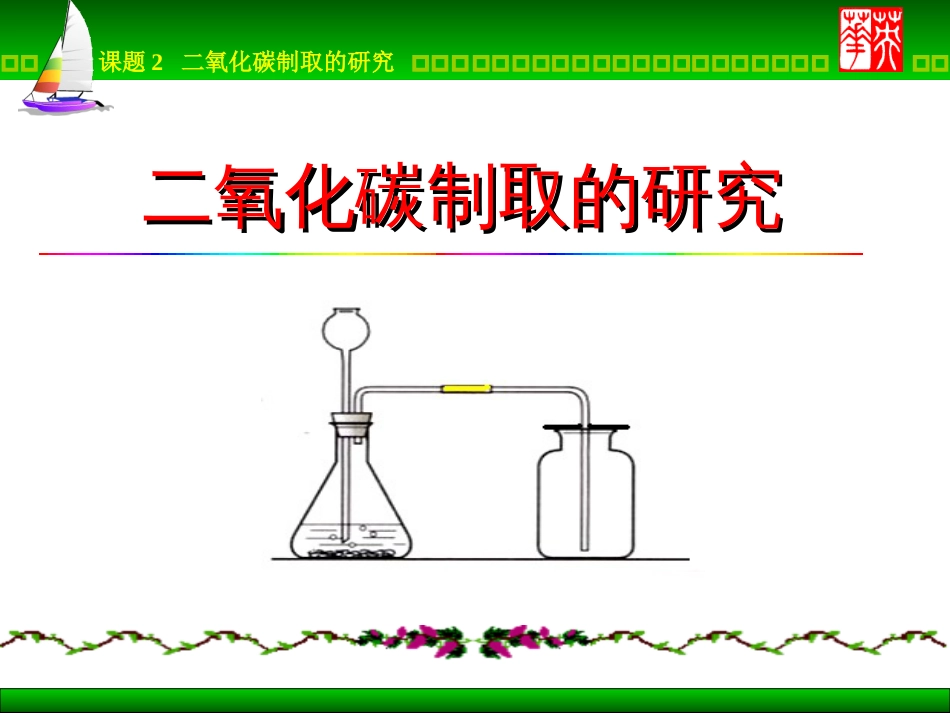 二氧化碳制取的研究[共21页]_第1页