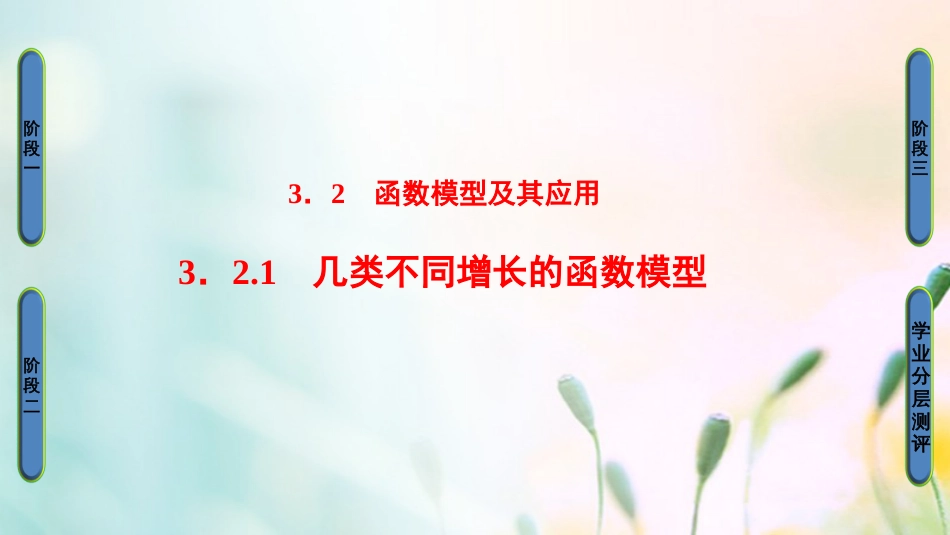 高中数学 第三章 函数的应用 3.. 几类不同增长的函数模型课件 新人教A版必修[共31页]_第1页