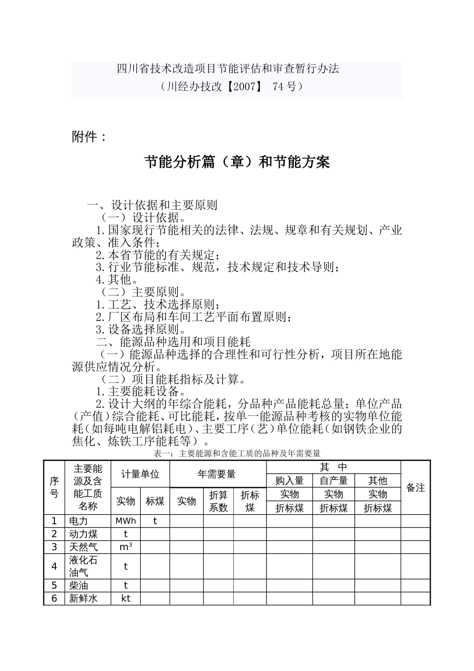 节能分析篇章）和节能方案_第1页