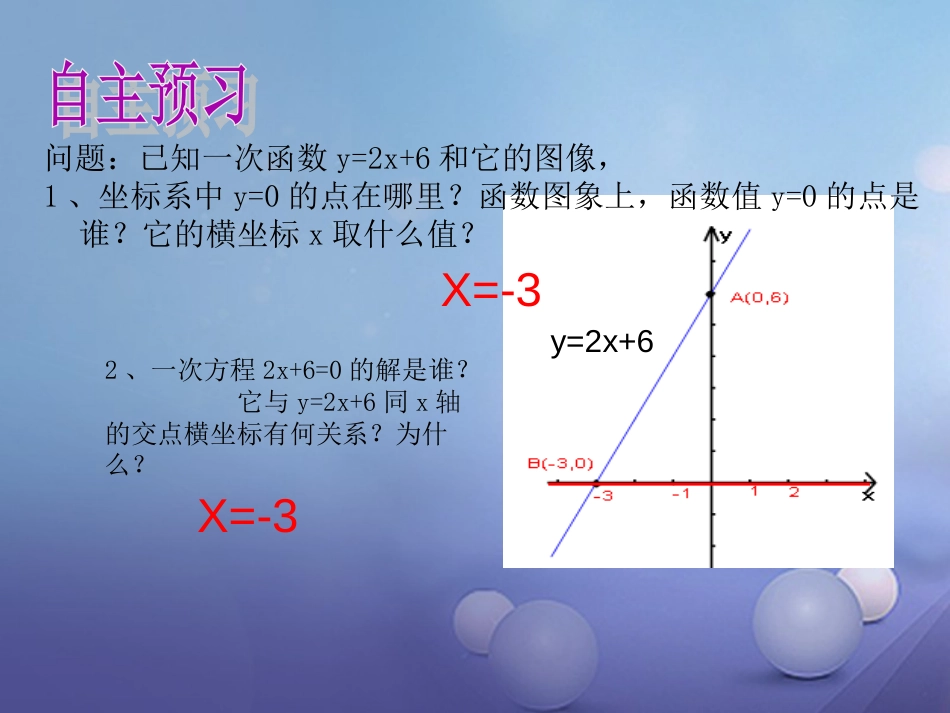 2017秋八年级数学上册 12.2 一次函数（7）教学课件 （新版）沪科版_第2页
