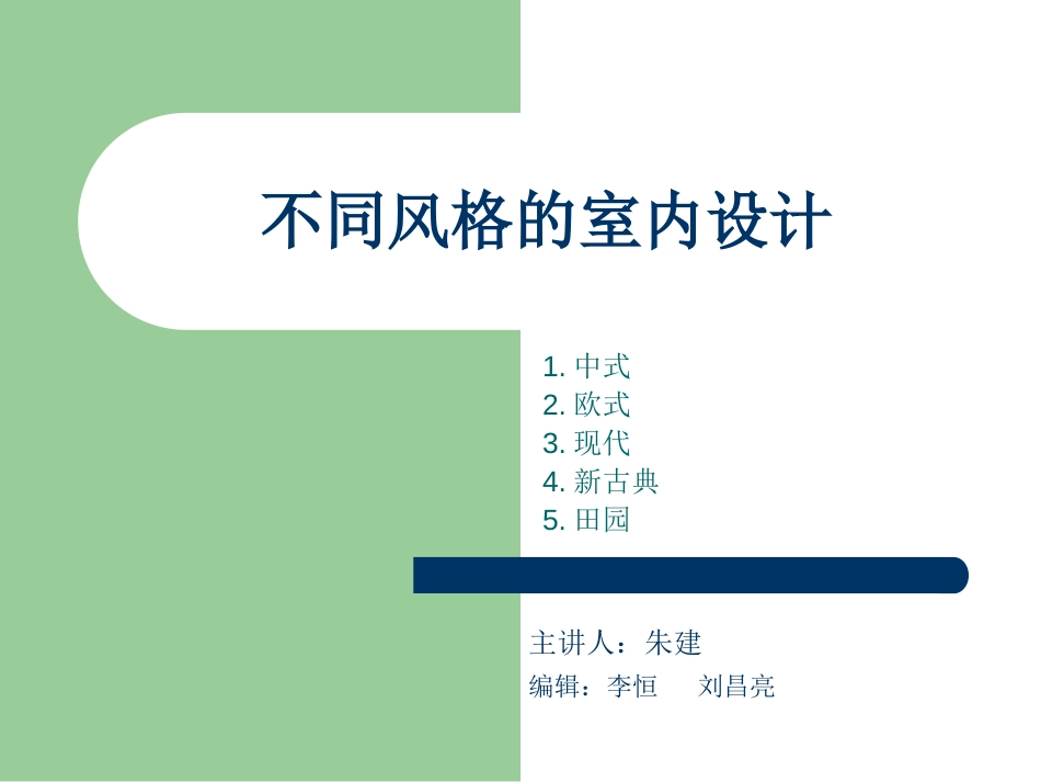 不同风格的室内设计[共66页]_第1页