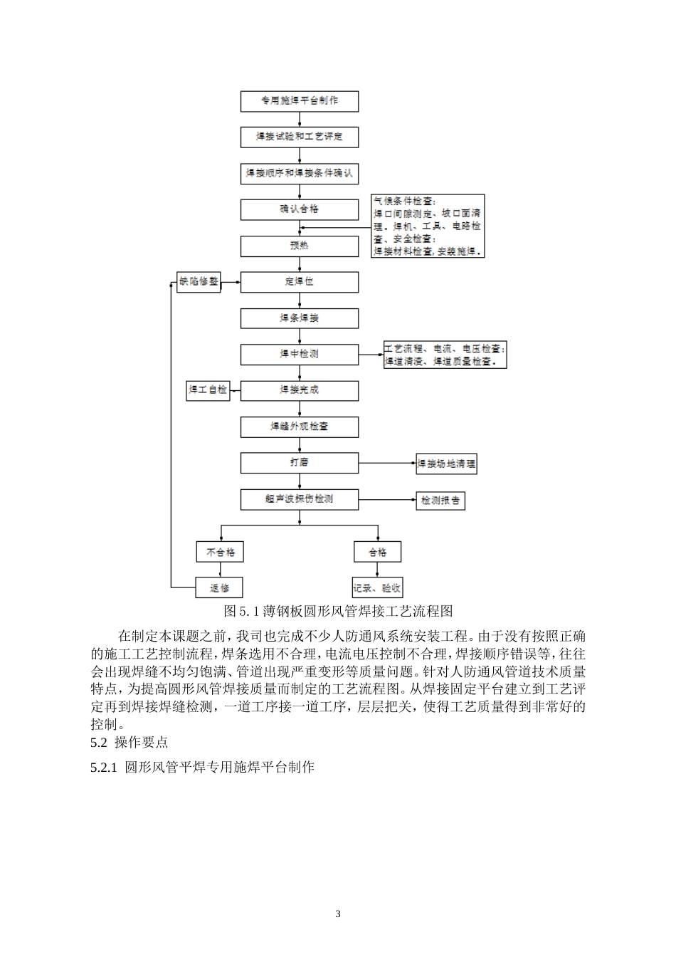 人防薄钢板圆形风管焊接施工工法_第3页