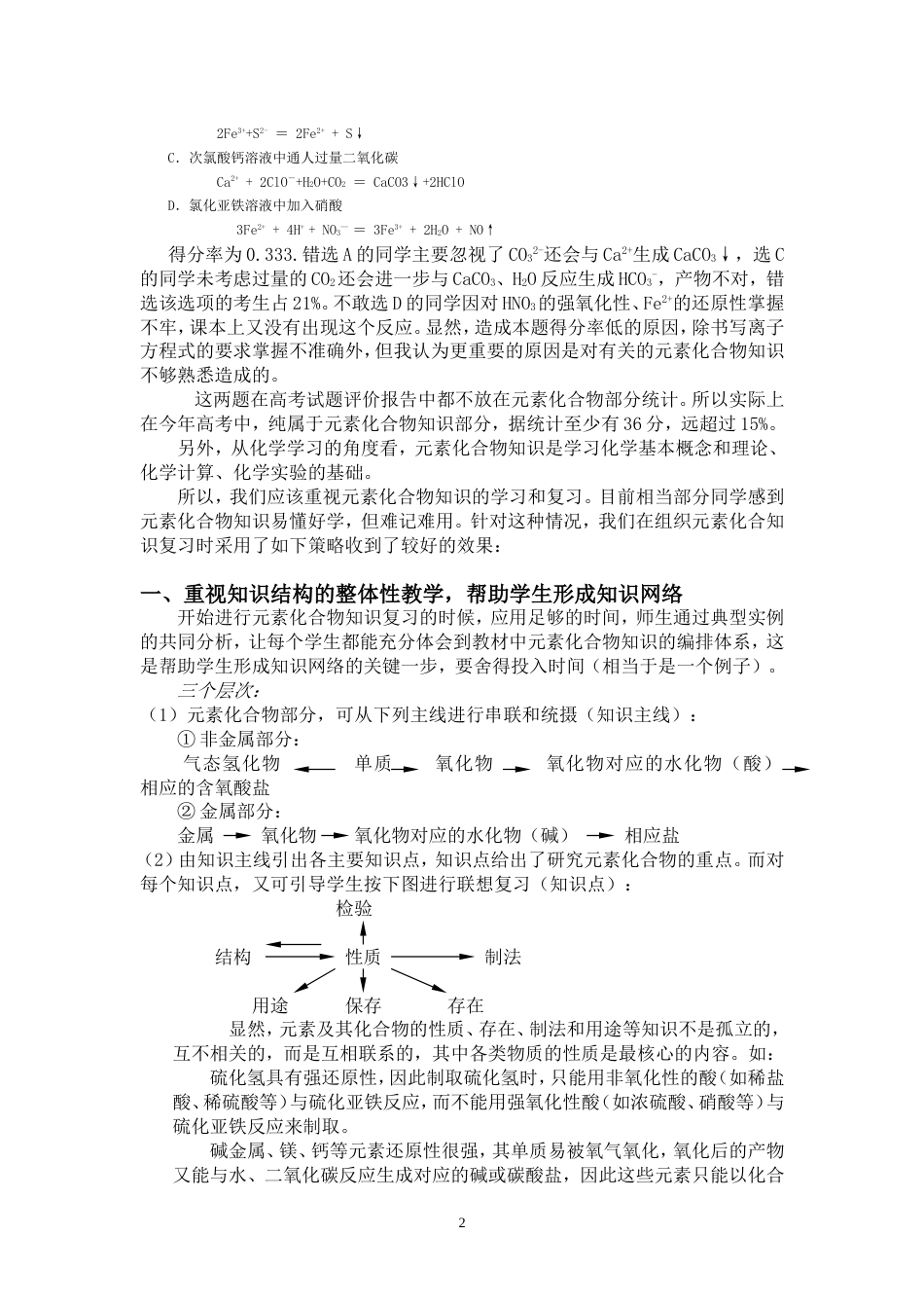 二轮复习的专题设计2[共10页]_第2页
