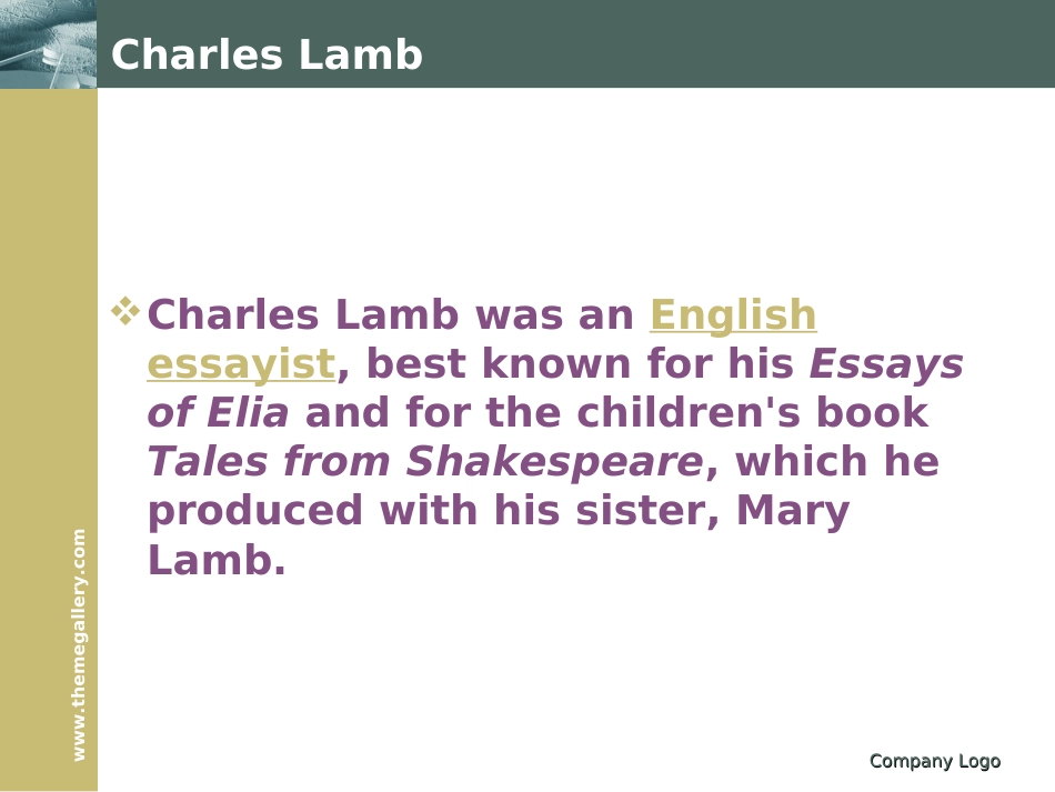 英国文学史之Charleslamb_第3页