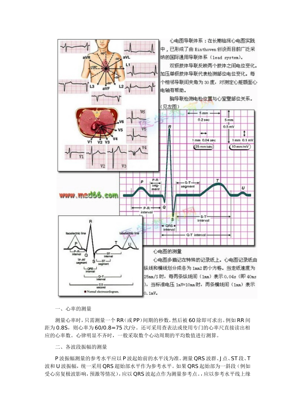 临床医师实践技能考试心电图的产生原理和基本测量（图）[共4页]_第3页