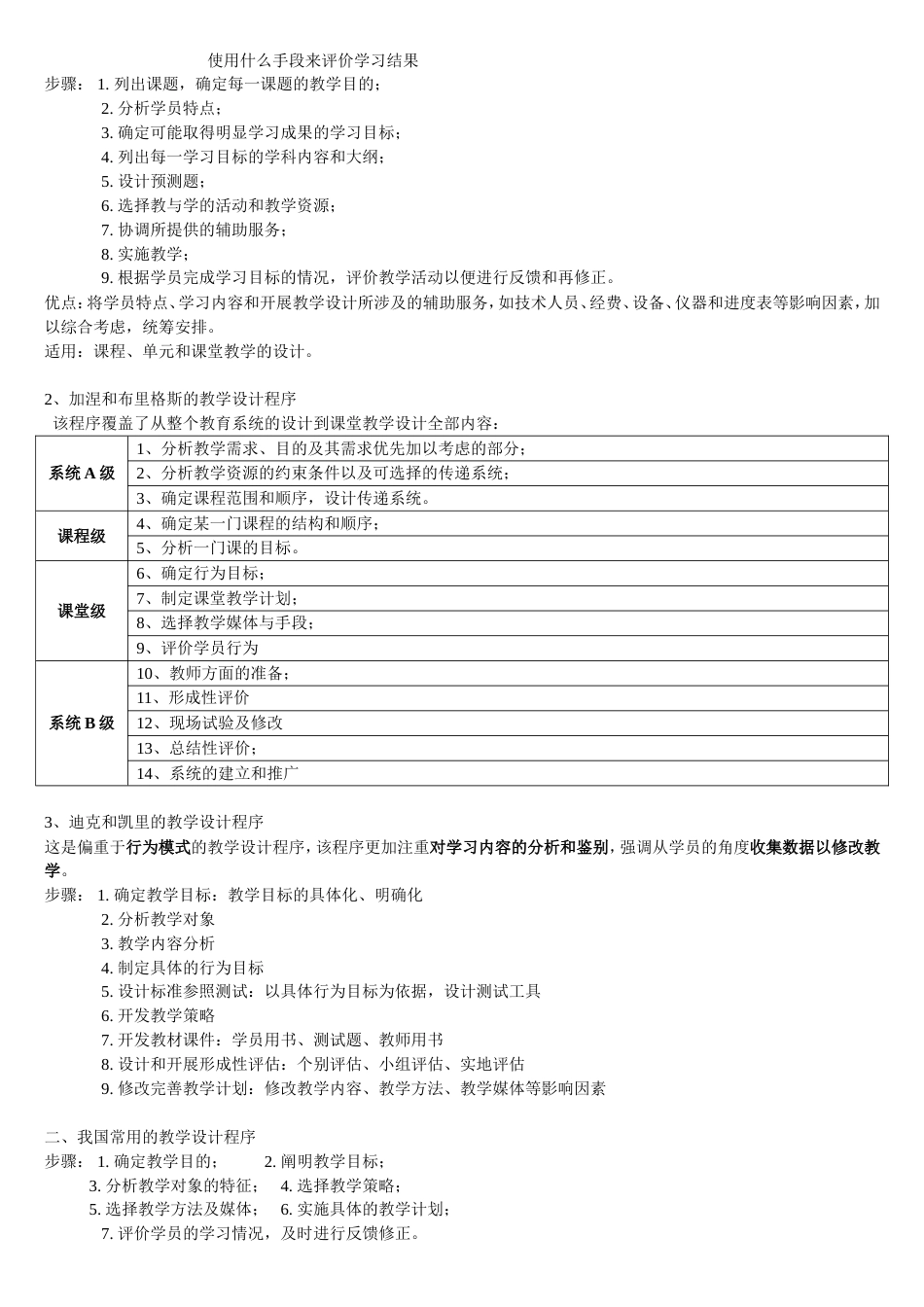 培训与开发重点笔记人力资源管理师二级考试[共17页]_第3页