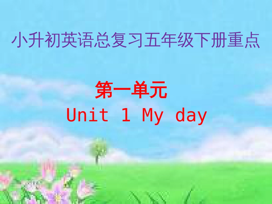 人教版pep小学英语五年级下册复习要点汇总[共47页]_第1页