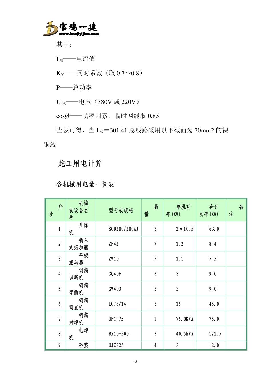 临时用电计算公式及计算实例[共4页]_第2页