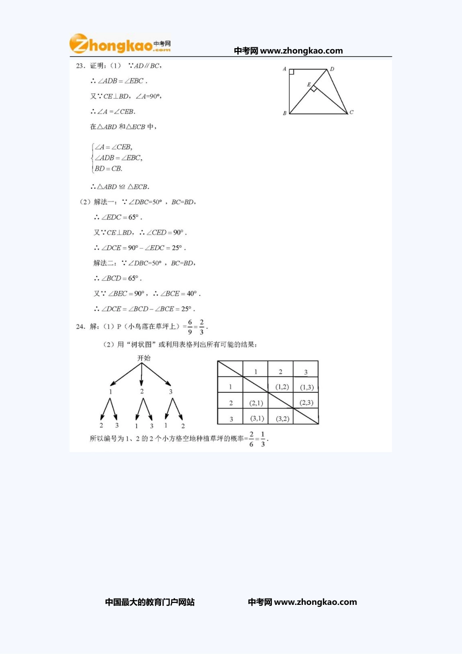 江苏中考数学试题答案_第2页