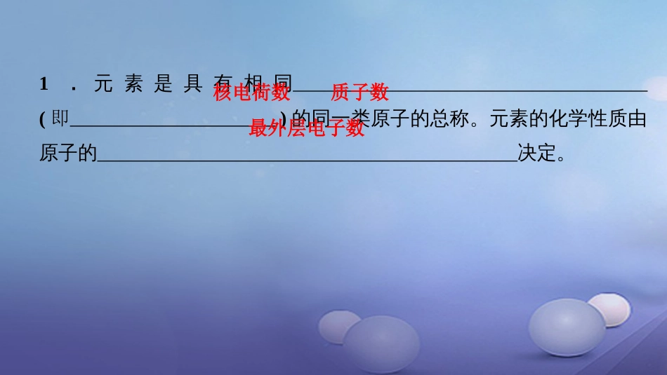 九级化学上册 第三单元 物质构成的奥秘 课题3 元素课件 （新版）新人教版_第3页