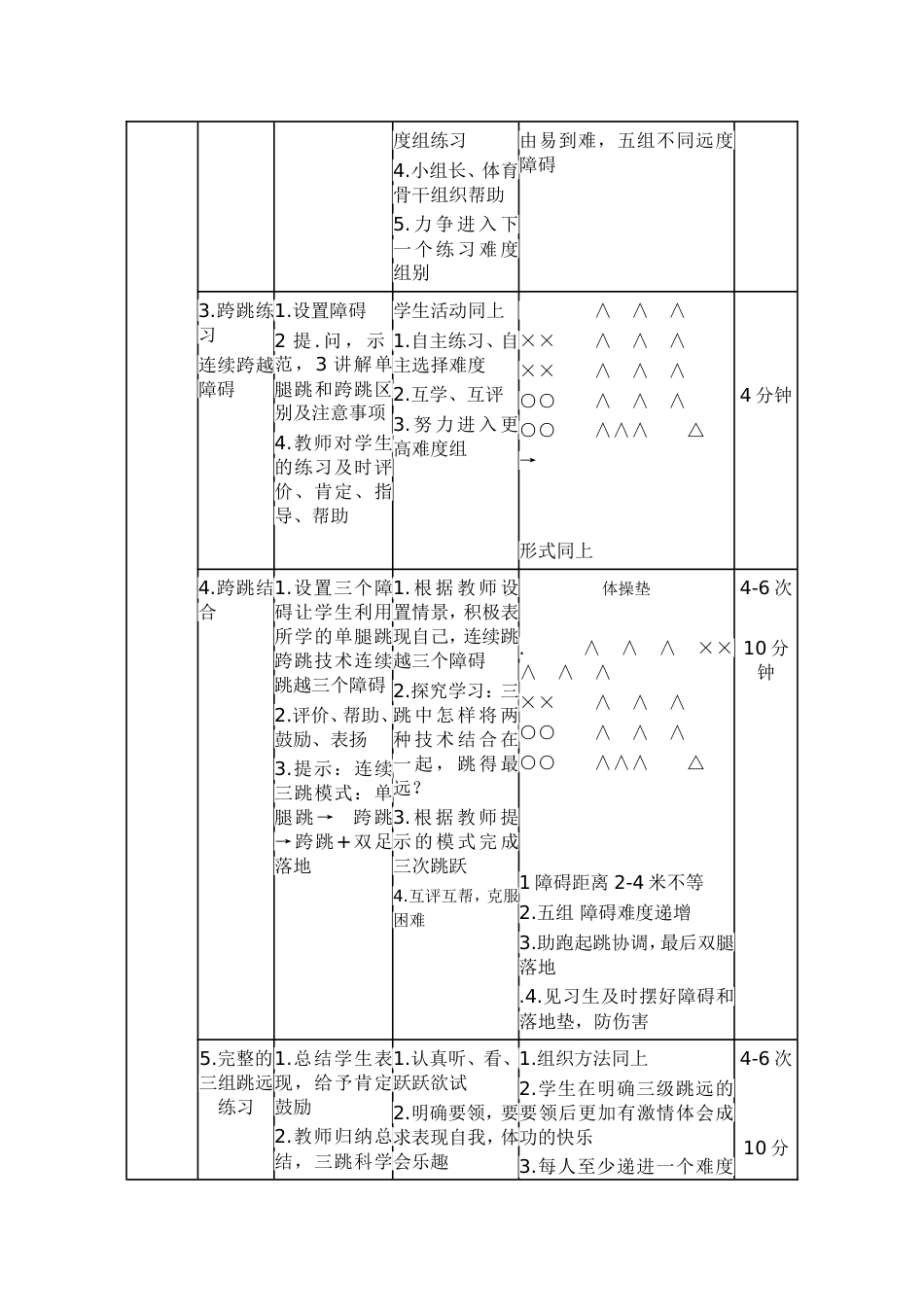 三级跳远教学设计[共5页]_第3页