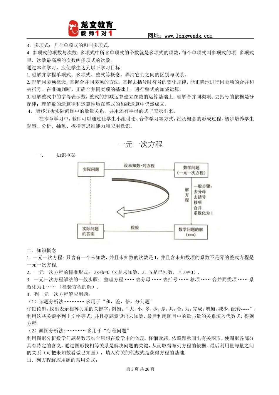 全部初中数学知识点总结[共26页]_第3页