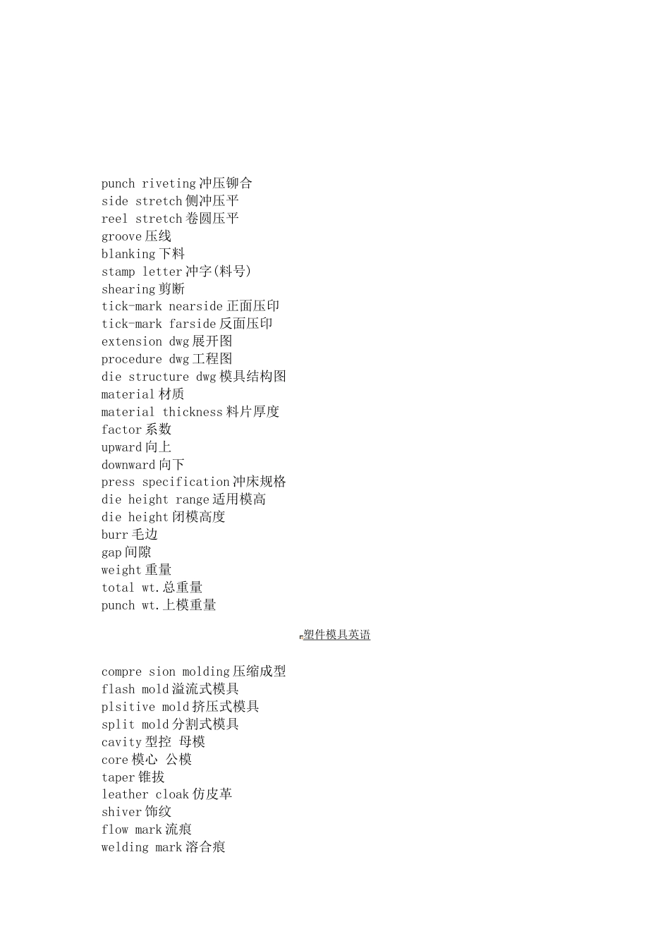 模具英语大全[共21页]_第3页