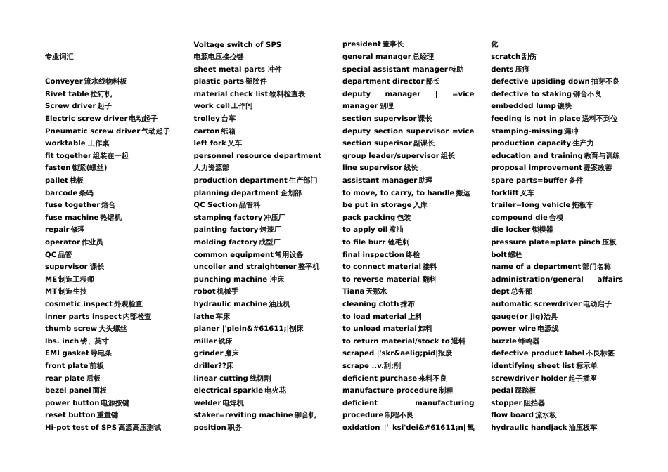 机械模具类的专业英语资料[共54页]_第1页