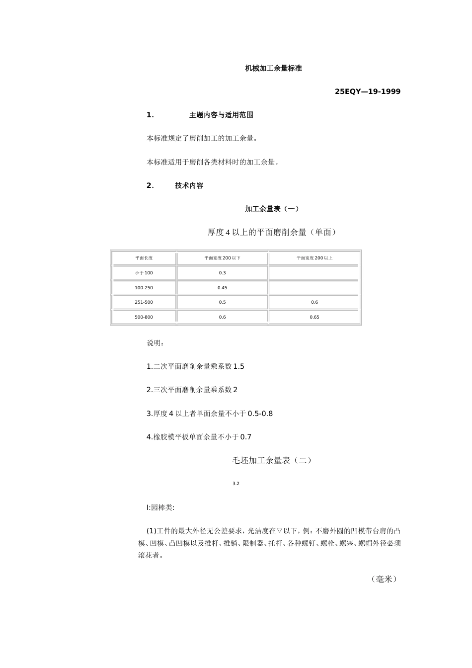 机械加工余量标准[共3页]_第1页