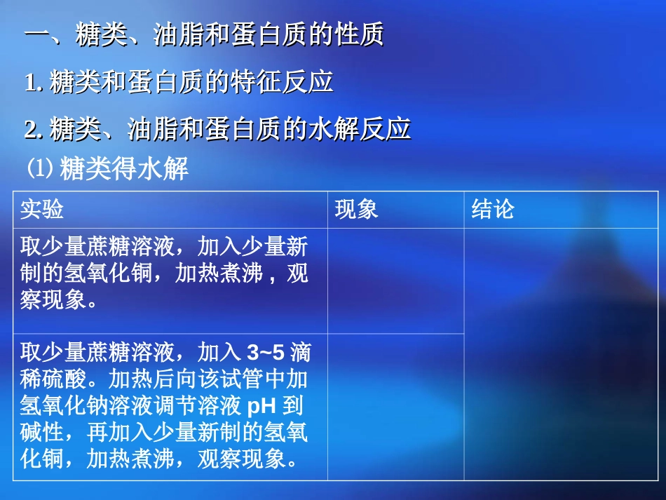 高中化学 3.4基本营养物质 第2课时课件 新人教版必修_第3页